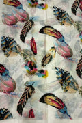 Shop Off White Pure Linen Dupatta Online - Latest Prints | Buy Now - Luxurion World