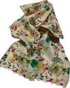 Pastel Linen Dupatta: Digital Printed Elegance - Luxurion World- Crafted Heirlooms