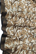 Pastel Kalamkari Hand Painted Cotton Dupatta - Luxurion World