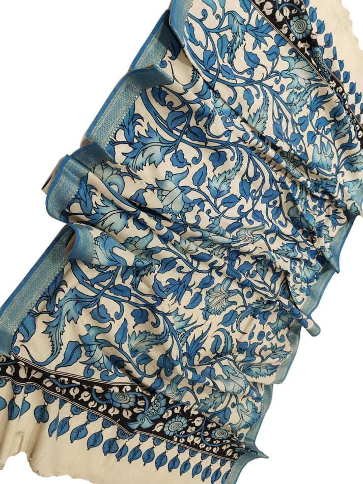 Mangalgiri pure cotton dupatta | hand painted dupatta