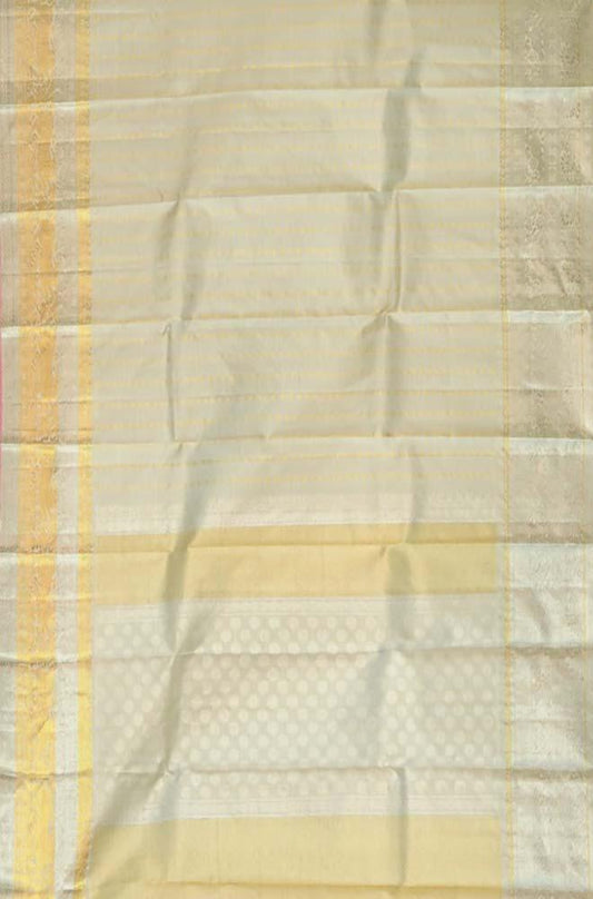 Pastel Handloom Kanjeevaram Pure Silk Dupatta - Luxurion World