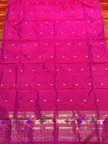 Pink Paithani Handloom Pure Silk Dupatta - Luxurion World