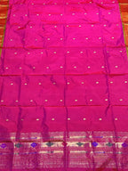Pink Paithani Handloom Pure Silk Dupatta - Luxurion World