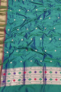 Stylish Green Paithani Silk Dupatta for a Pure Ethnic Look - Luxurion World