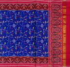 Blue Silk Patola Handloom Dupatta: Exquisite Semi Patan Design - Luxurion World