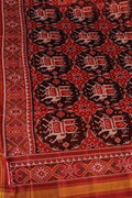 Multicolor Semi Patan Patola Handloom Pure Silk Dupatta - Luxurion World