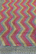Multicolor Phulkari Chinnon Dupatta - Luxurion World