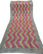 Multicolor Phulkari Chinnon Dupatta - Luxurion World