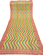 Multicolor Phulkari Chinnon Dupatta - Luxurion World