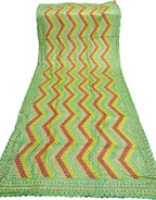 Multicolor Phulkari Chinnon Dupatta - Luxurion World