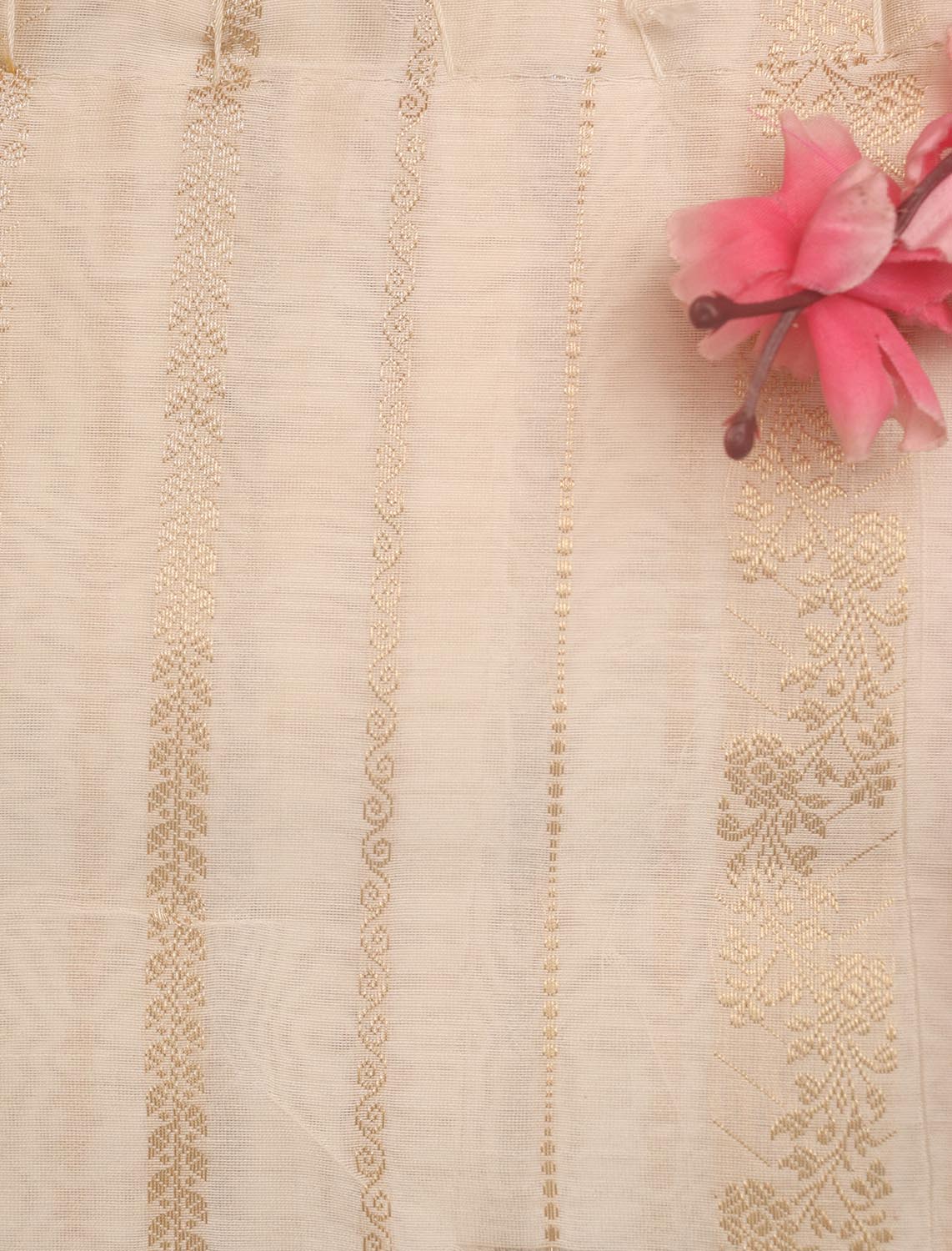 Dyeable Banarasi Chanderi Silk Fabric ( 2.5 Mtr ) - Luxurion World