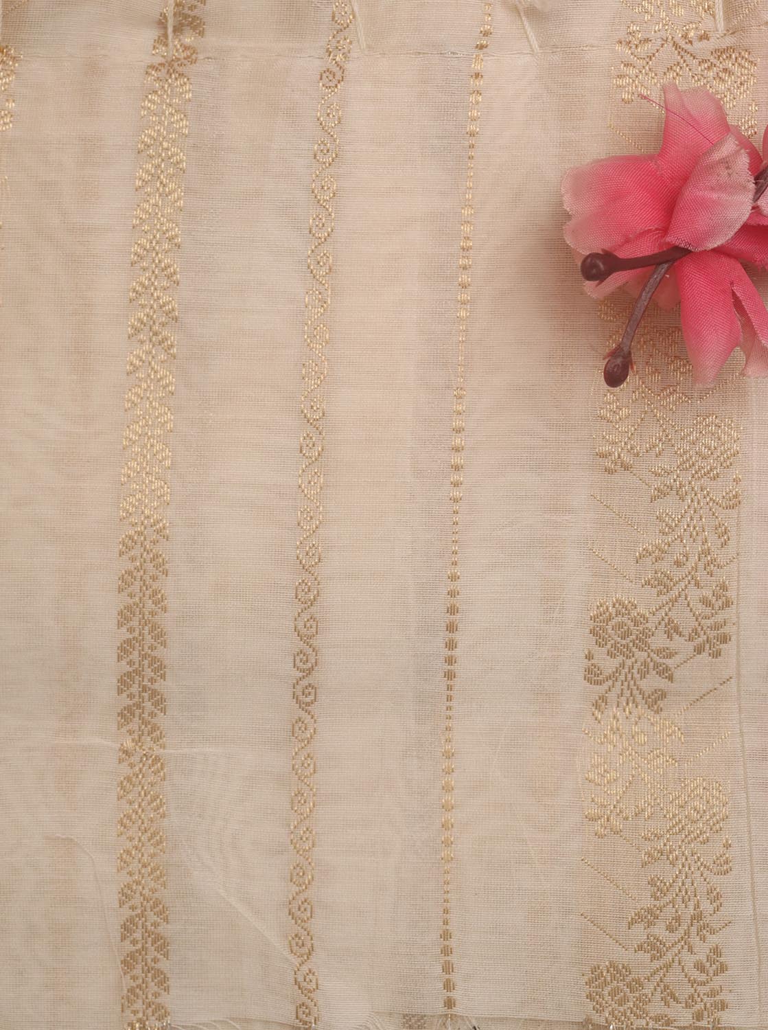 Dyeable Banarasi Chanderi Silk Fabric ( 2.5 Mtr ) - Luxurion World