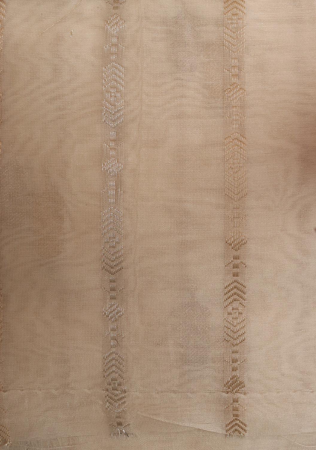 Dyeable Banarasi Chanderi Silk Fabric ( 2.5 Mtr ) - Luxurion World