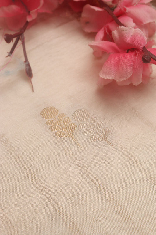 Dyeable Banarasi Chanderi Silk Fabric ( 2.5 Mtr ) - Luxurion World