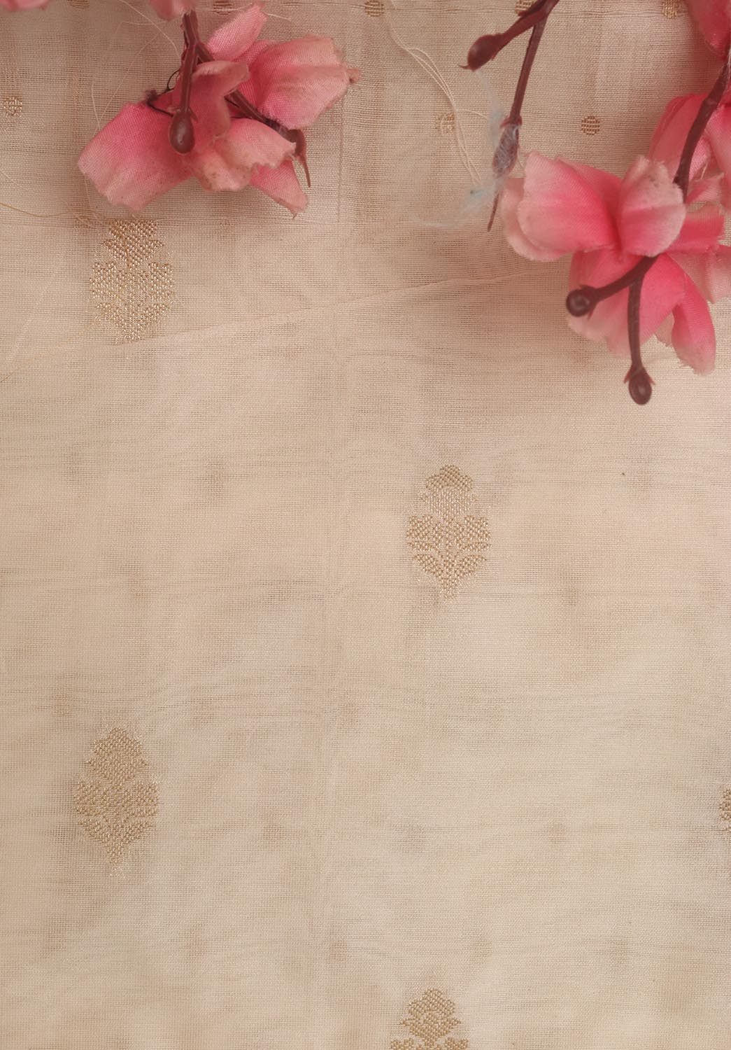 Dyeable Banarasi Chanderi Silk Fabric ( 2.5 Mtr ) - Luxurion World