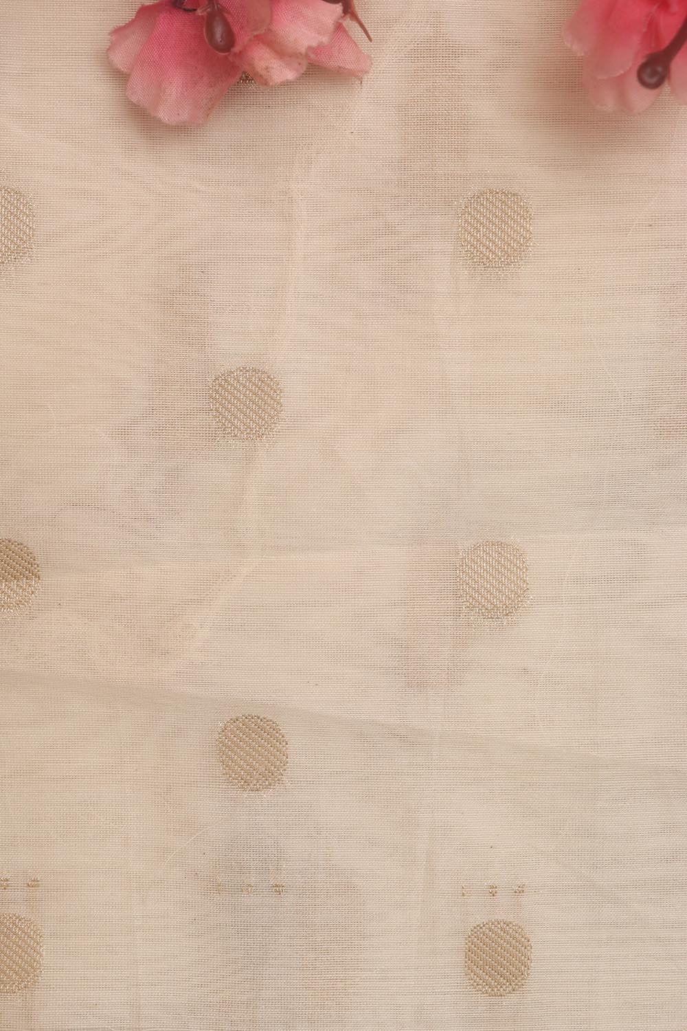 Dyeable Banarasi Chanderi Silk Fabric ( 0.75 Mtr ) - Luxurion World