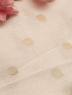 Dyeable Banarasi Chanderi Silk Fabric ( 0.75 Mtr ) - Luxurion World
