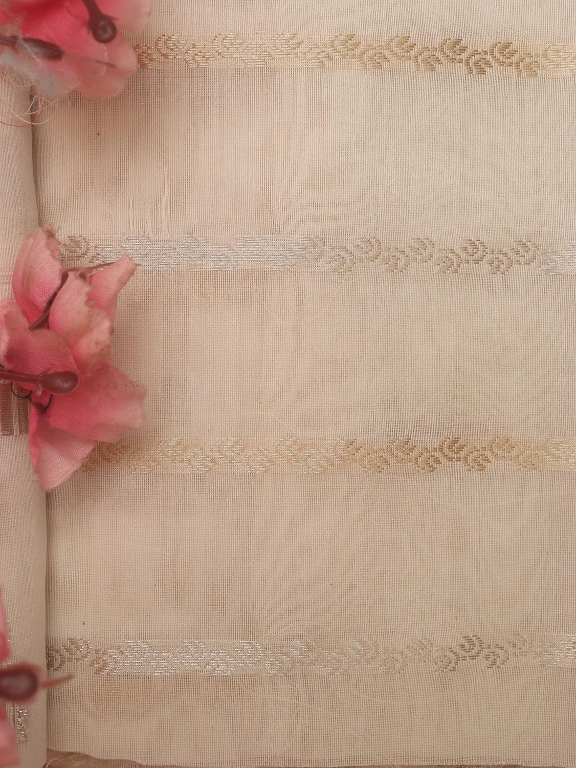 Dyeable Banarasi Chanderi Silk Fabric ( 2.5 Mtr ) - Luxurion World
