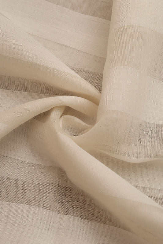 Dyeable Banarasi Pure Cotton Fabric ( 2.5 Mtr ) - Luxurion World