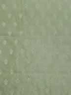 Green Banarasi Chiniya Silk Fabric - Luxurious 1 Mtr Length - Luxurion World