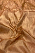 Golden Handloom Banarasi Tissue Silk Fabric ( 2.5 Mtr ) - Luxurion World