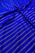 Blue Banarasi Silk Fabric ( 1 Mtr ) - Luxurion World
