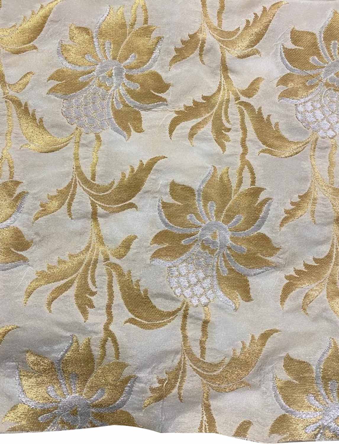 Dyeable Banarasi Silk Fabric ( 2.5 Mtr ) - Luxurion World