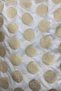 Dyeable Banarasi Silk Fabric ( 2.5 Mtr ) - Luxurion World