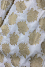 Dyeable Banarasi Silk Fabric ( 2.5 Mtr ) - Luxurion World