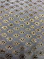 Grey Banarasi Silk Fabric ( 2.5 Mtr ) - Luxurion World