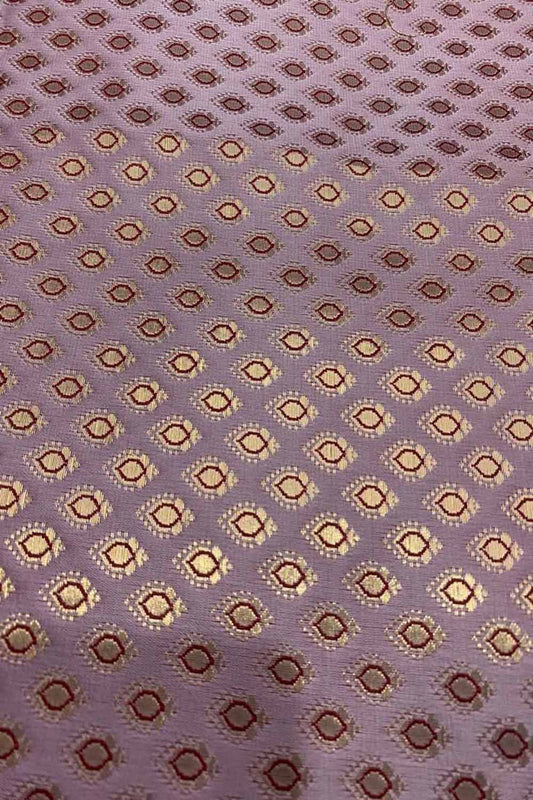 Purple Banarasi Silk Fabric ( 2.5 Mtr ) - Luxurion World