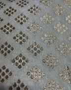Dyeable Banarasi Chanderi Silk Fabric ( 1 Mtr ) - Luxurion World