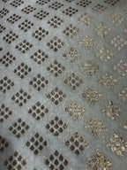 Dyeable Banarasi Chanderi Silk Fabric ( 1 Mtr ) - Luxurion World