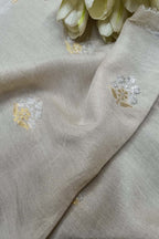 Luxurious Dyeable Banarasi Handloom Pure Moonga Silk - Luxurion World