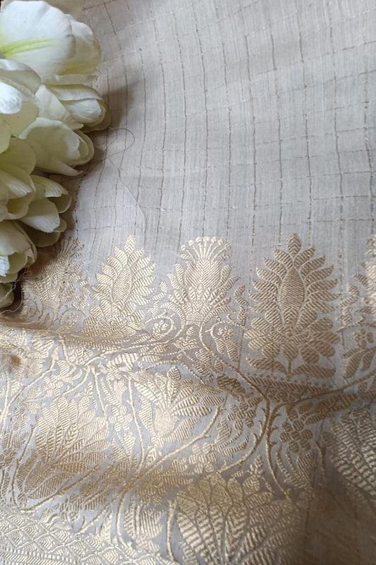 Vibrant Dyeable Banarasi Moonga Silk Fabric - Luxurion World