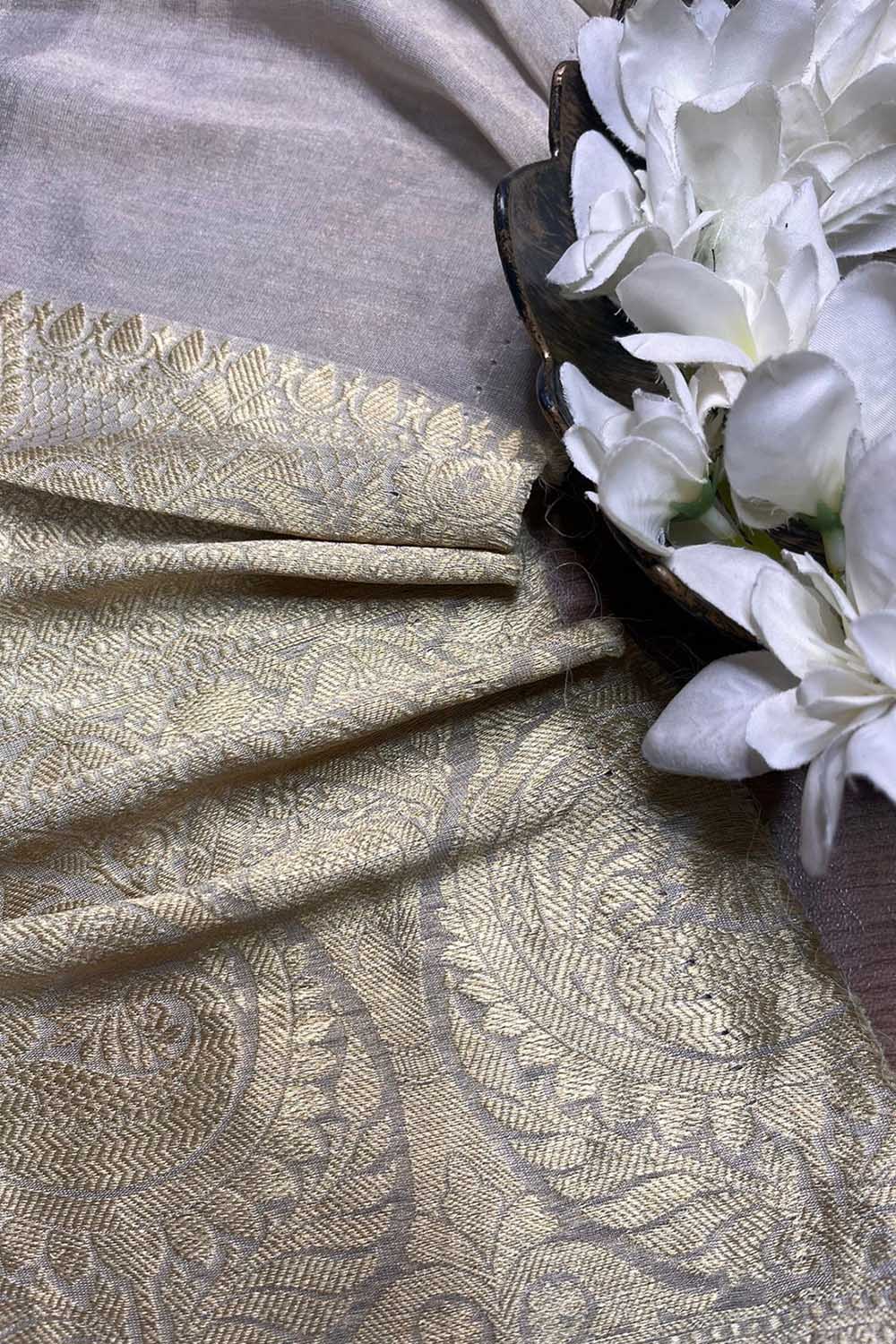 Customizable Banarasi Chiffon Tissue Fabric - Luxurion World