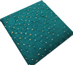 Blue Bandhej Cotton Silk Fabric ( 1 Mtr ) - Luxurion World