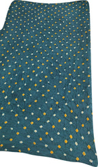 Green Bandhani Cotton Silk Fabric ( 1 Mtr ) - Luxurion World