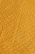 Yellow Bandhani Cotton Silk Fabric ( 1 Mtr ) - Luxurion World