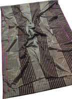 Multicolor Handloom Chanderi Pure Tissue Silk Fabric ( 1 Mtr ) - Luxurion World