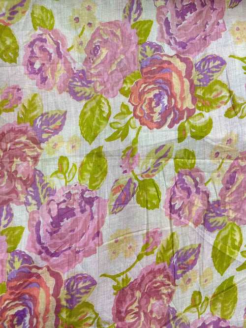 Multicolor Digital Printed Cotton Fabric ( 0.75 Mtr ) - Luxurion World