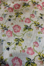 Pastel Digital Printed Tussar Silk Fabric ( 1 Mtr ) - Luxurion World