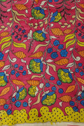 Hand-painted Kalamkari Bangalore Silk Fabric - 1 Mtr - Luxurion World