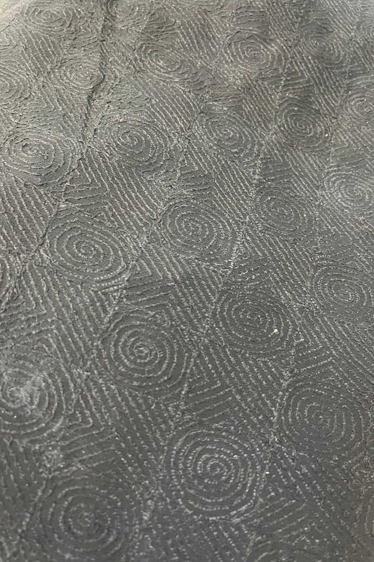 Pastel Kantha Hand Embroidered Pure Tussar Silk Fabric ( 1 Mtr ) - Luxurion World