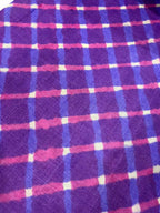 Purple Leheriya Tie N Dye Pure Tussar Silk Fabric ( 1 Mtr ) - Luxurion World