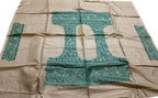 Pastel Hand Painted Madhubani Pure Tussar Silk Unstitched Blouse Fabric - Luxurion World