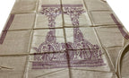 Pastel Hand Painted Madhubani Pure Tussar Silk Unstitched Blouse Fabric - Luxurion World
