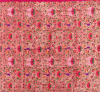 Pink Paithani Brocade Silk Blouse Fabric ( 1 Mtr ) - Luxurion World
