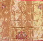 Golden Paithani Brocade Silk Blouse Fabric ( 1 Mtr ) - Luxurion World