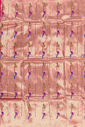 Pink Paithani Brocade Silk Blouse Fabric ( 1 Mtr ) - Luxurion World